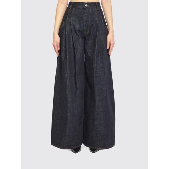 JACQUEMUS Denim - Jacquemus Jeans Woman Blue